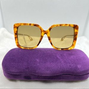 Gucci Sunglasses New Authentic Square Oversized Sunglasses